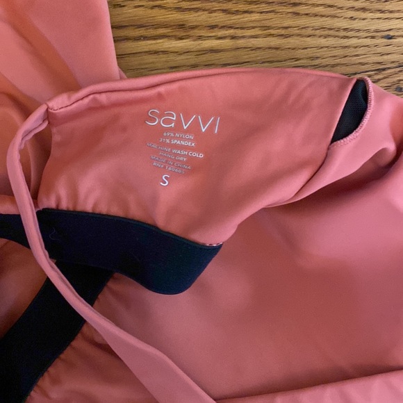 SAVVI Retired Small Peach Cross Back Padded Shelf Bra KUMA Tank Top - Picture 10 of 11